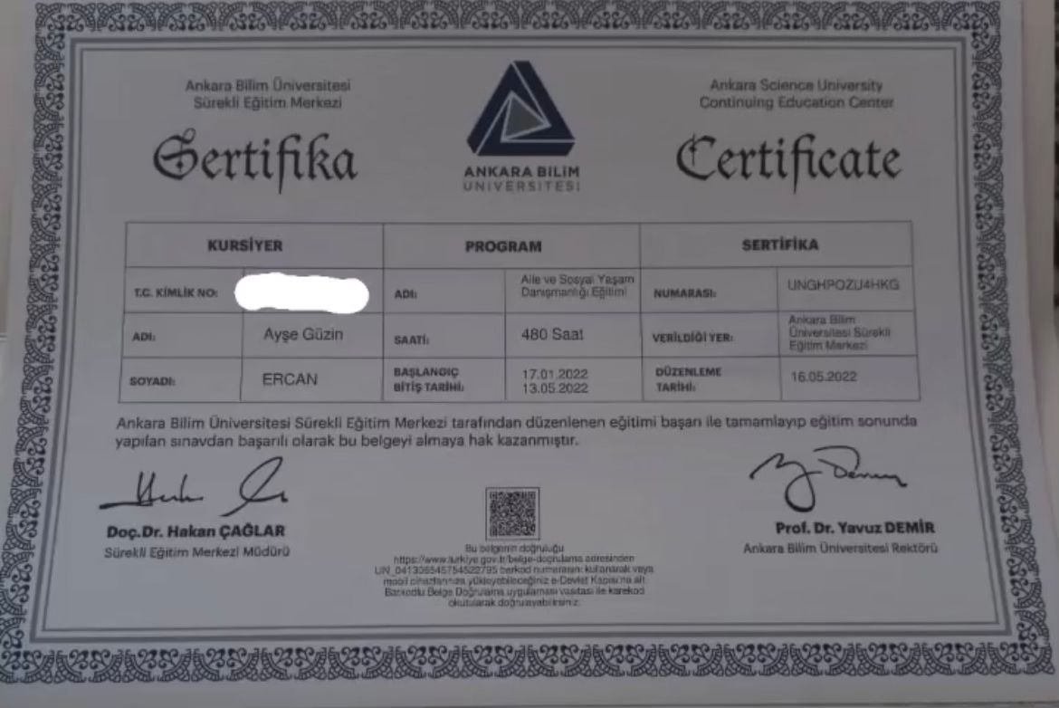 Sertifika 2
